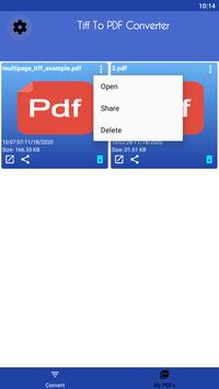 TIFF to PDF Converter - Convert TIFF to PDF screenshot 1