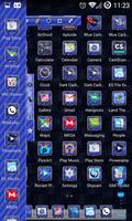 TSF Shell Theme Blue Carbon HD постер