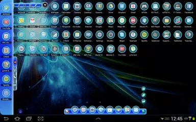 TSF Shell Theme Blue Light HD APK Herunterladen