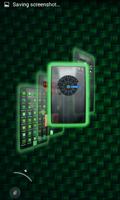 TSF Shell Theme Green Carbon imagem de tela 1