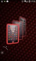 TSF Shell Theme Red Carbon HD 스크린샷 1