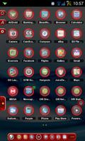 TSF Shell Theme Red Light HD imagem de tela 1
