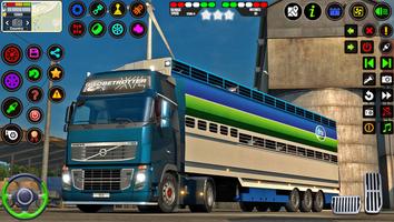 貨物トラックを運転するユーロトラック : トラック シミュレ スクリーンショット 3