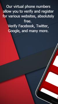 SMS Receive Phone Numbers 截图 1