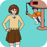 A irmã não permite coca-cola