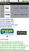 DPI Screen Info پوسٹر