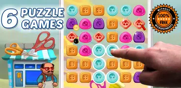 Match Button: pop and splash