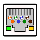 Ethernet RJ45 pinout + colors icon