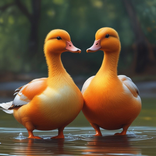 Cute Duck Wallpaper 4K HD
