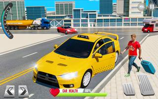 City Taxi Car Driving Game capture d'écran 1