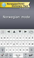 Norwegian for TS Keyboard capture d'écran 1