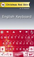 Christmas red for TS keyboard تصوير الشاشة 1