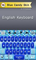 Blue Candy for TS Keyboard ảnh chụp màn hình 1