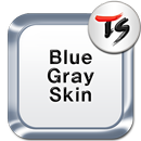 Blue Gray Skin for TS Keyboard APK