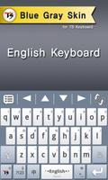 Blue Gray Skin for TS Keyboard ảnh chụp màn hình 1
