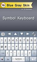Blue Gray Skin for TS Keyboard ảnh chụp màn hình 2