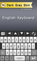 Dark Gray Skin for TS Keyboard ảnh chụp màn hình 1