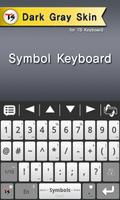 Dark Gray Skin for TS Keyboard ảnh chụp màn hình 2