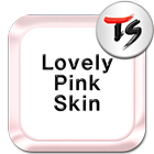 Lovely Pink for TS Keyboard আইকন