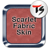 Scarlet fabric for TS Keyboard أيقونة