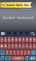 Scarlet fabric for TS Keyboard تصوير الشاشة 2