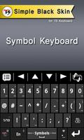 Simple Black for TS Keyboard imagem de tela 2