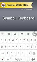 Simple White for TS Keyboard syot layar 2
