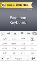 Simple White for TS Keyboard ảnh chụp màn hình 3
