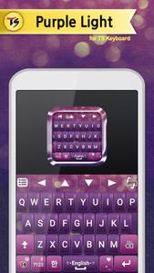 Purple Light for TS Keyboard পোস্টার