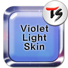 Violet light for TS Keyboard आइकन