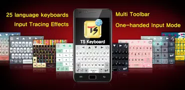 TSキーボード[日本語＆顔文字入力][２５ヶ国の多言語]