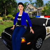 Maman virtuelle Simulateur de famille de police icône