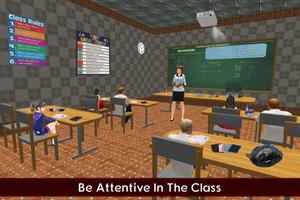 Fille virtuelle simulateur lycée vie fille capture d'écran 2