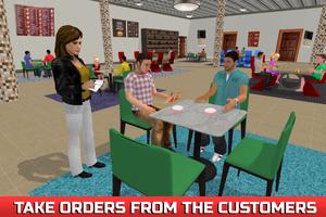Virtual Waitress Simulator: Hotel Manager Game Affiche