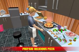 Dziewczyna symulator Pizza Zabawa dostawy screenshot 2
