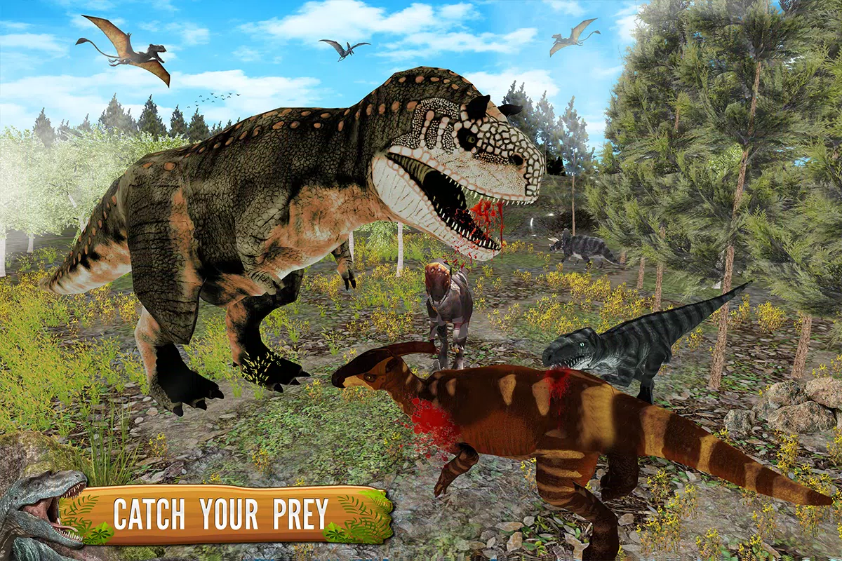 Jogos para Crianças - Jogos de Dinossauro  Alimente o faminto Dino - Dinosaur Games 
