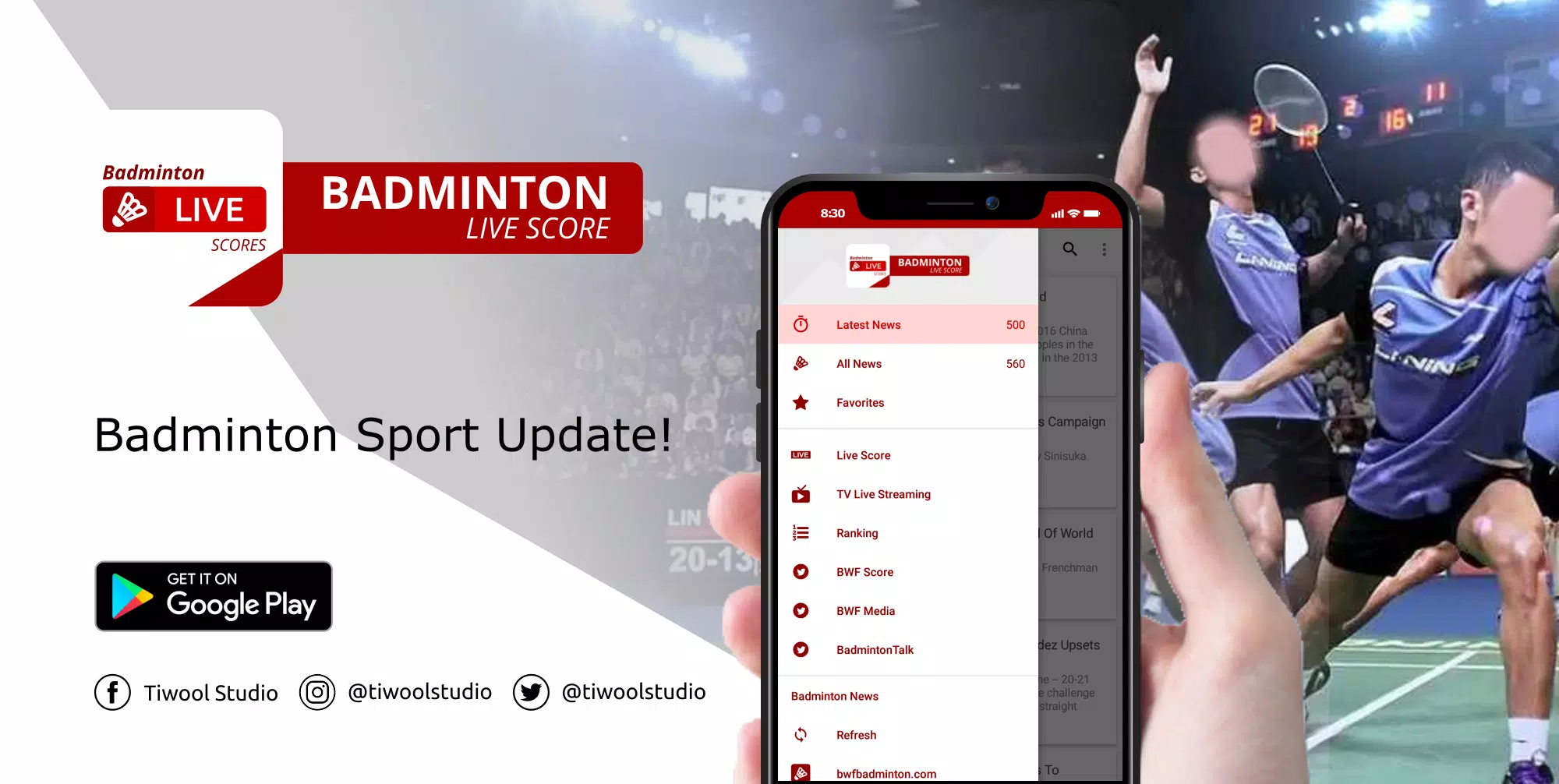 Badminton Live Score APK for Android Download