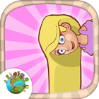 Princesse Raiponce - mini-jeux interactifs icône