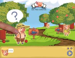 trois petits cochons histoire interactive Affiche