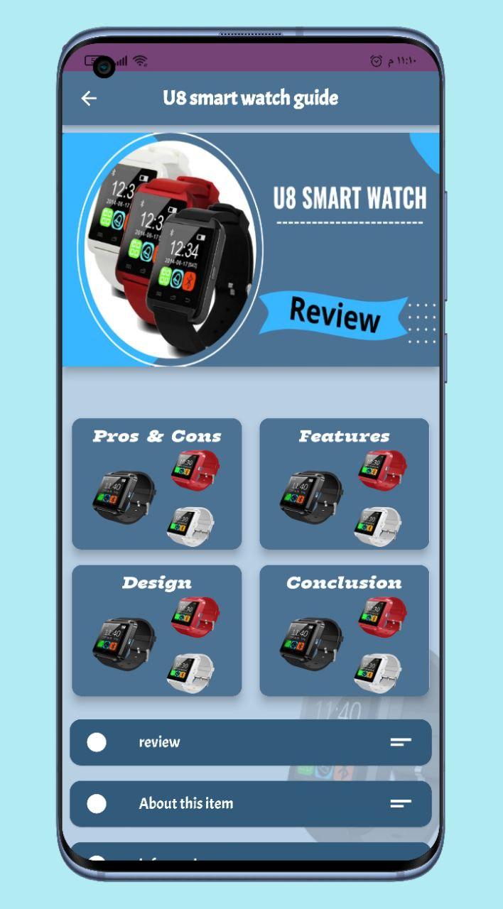 U8 smart watch guide APK for Android Download