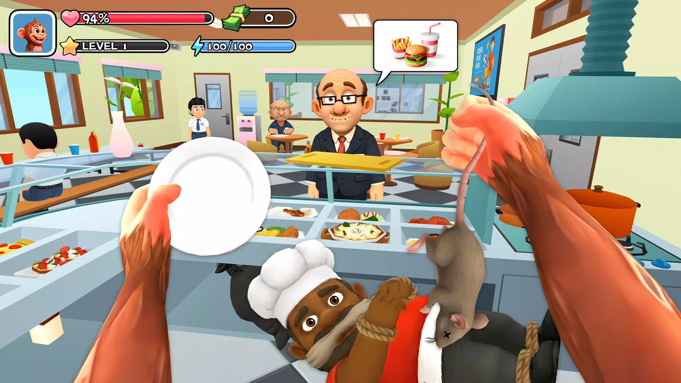 Monkey Student: School Prank