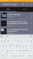 برنامه‌نما U2 عکس از صفحه