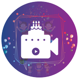 Happy Birthday Video Maker with Song and Name icon