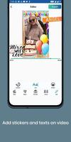 Happy Birthday Video Maker with Song and Name screenshot 2