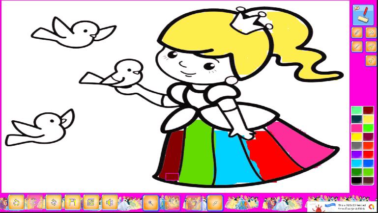Kız çocuk oyunları! Çocuklar için boyama oyunu! Android के लिए APK डाउनलोड  करें