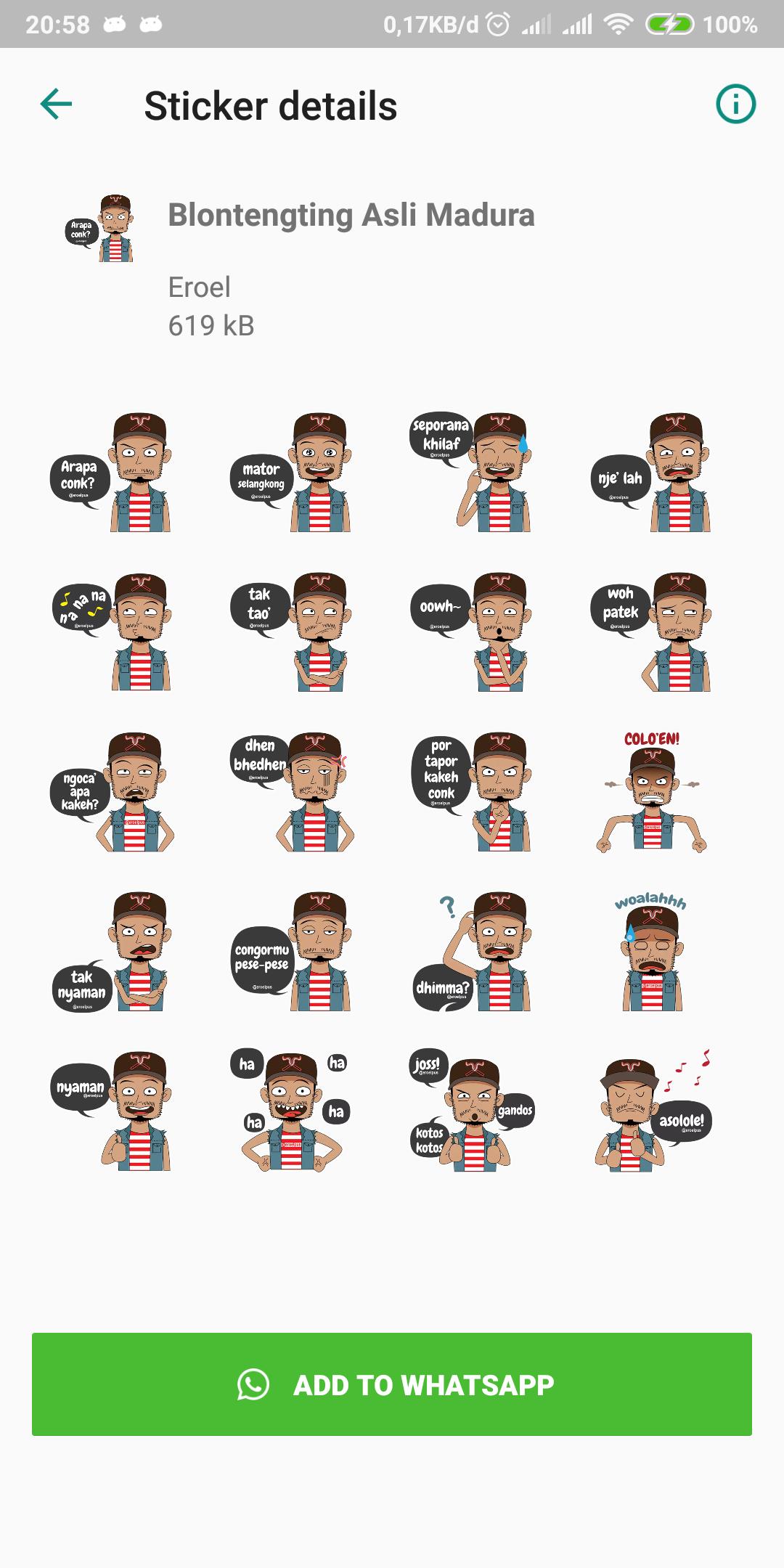  Stiker  Kartun Whatsapp  for Android APK  Download