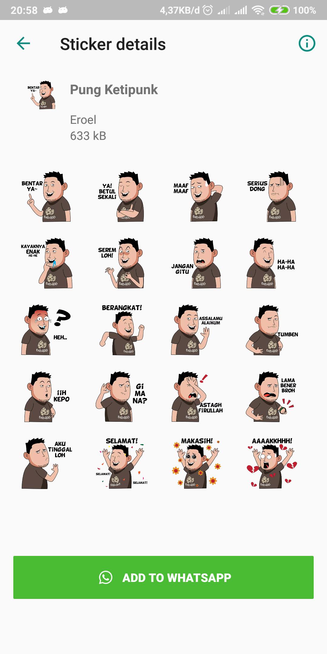 Berikut 14 Download Stiker Whatsapp Anime