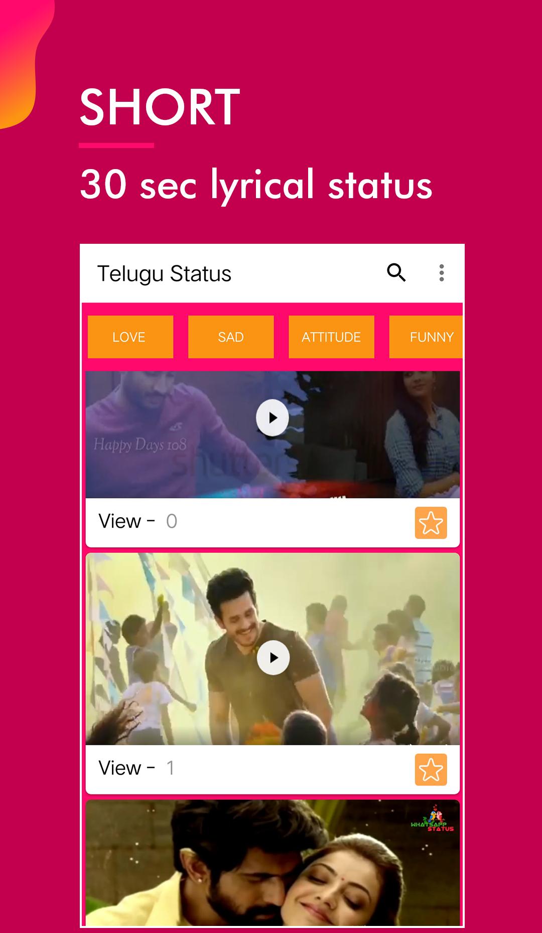 Telugu Video Status APK for Android Download