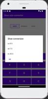 Shoe size converter スクリーンショット 1