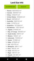 Land Size Info captura de pantalla 2